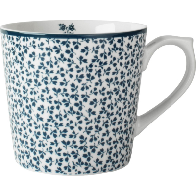 Porcelain mug Floris blue XL 540ml