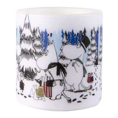 Svíčka Moomin Winter Forest 8 cm