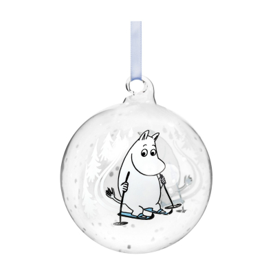 Christmas ball Moomin Ski trip 9 cm