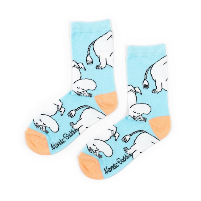 Socks Moomin 36-42 light blue