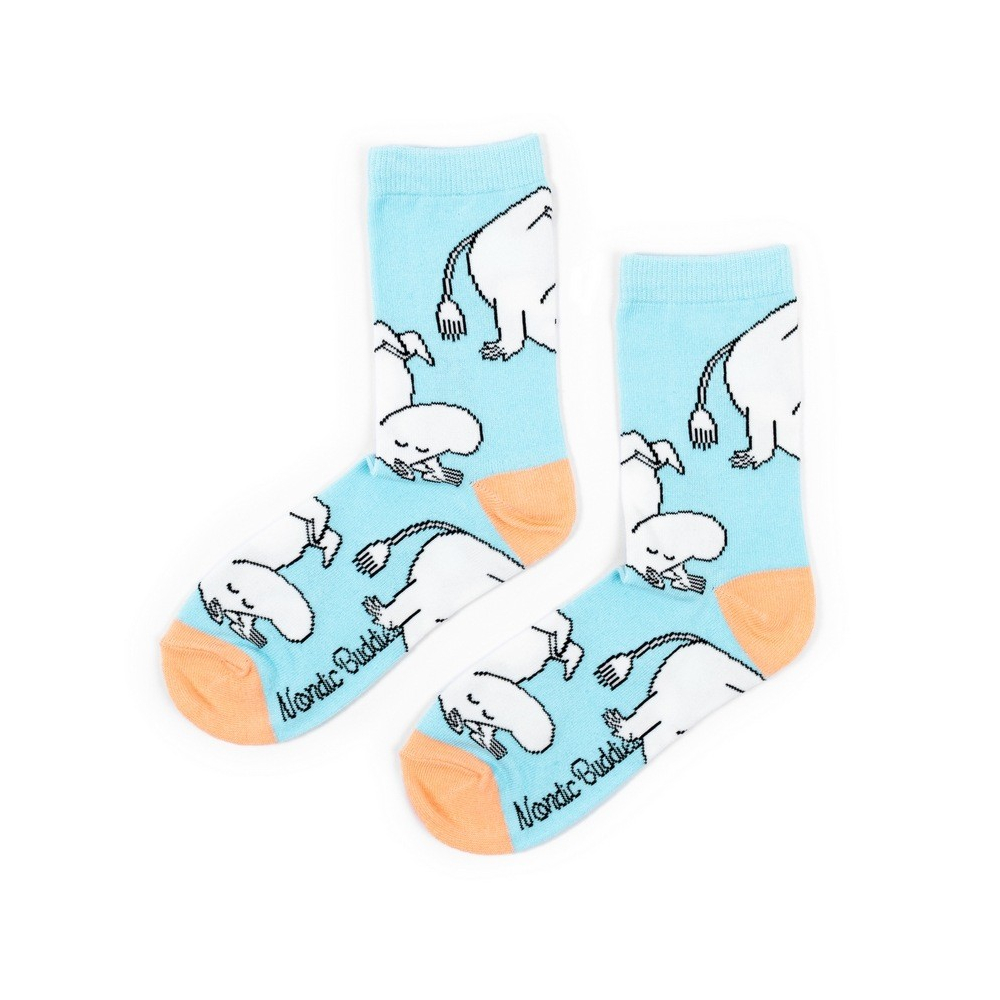 Socks Moomin 36-42 light blue