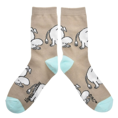 Ponožky Moomin 36-42 beige