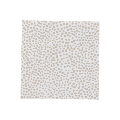Paper napkins Dots beige 33x33 20ks