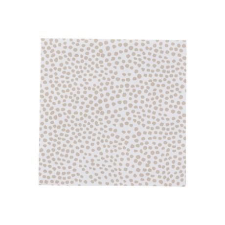 Papírové ubrousky Dots beige 33x33 20ks