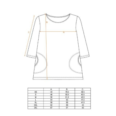 Tunika Dream olive (bavlna, modál) - GET INSPIRED