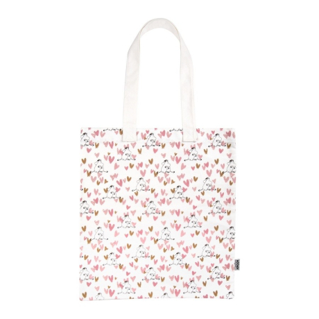 Bavlněná taška Moomin Love white 37x42
