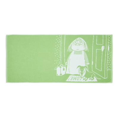 Bath towel Moomin Misabel green 70 x 140