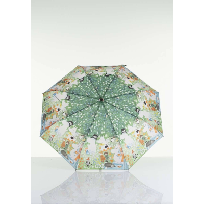 Skládací deštník Moomin Dangerous green