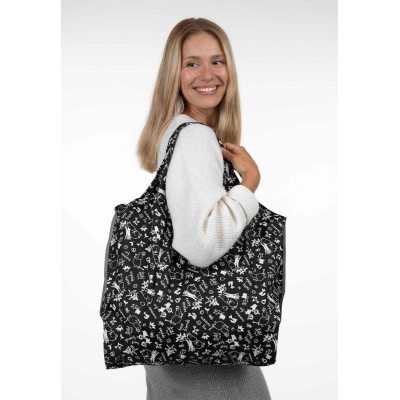 Nákupní taška Moomin Garden black 30L