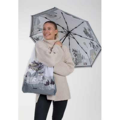 Nákupní taška Moomin Island grey 30L