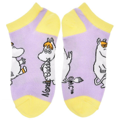 Kotníkové ponožky Moomin Snorkmaiden 36-42 lilac yellow