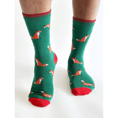 Bambusové ponožky Oriel Fox green 40-46