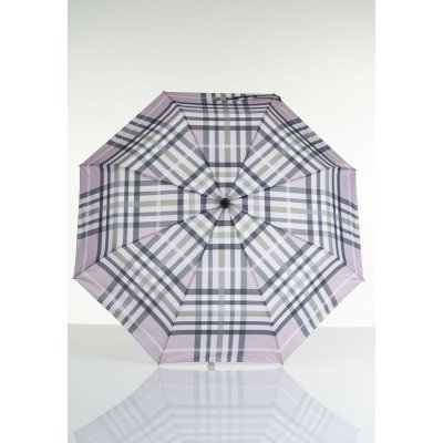 Automatický deštník Lasessor 913 Check pink 95cm