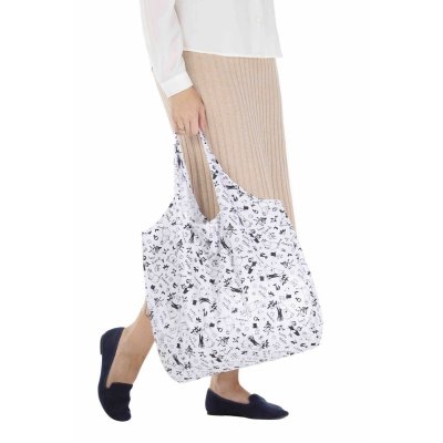 Nákupní taška Moomin Garden white 30L