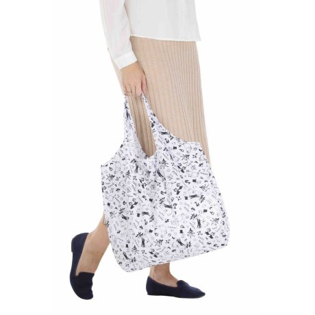 Nákupní taška Moomin Garden white 30L