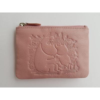 Kožená peněženka na mince Moomin Snorkmaiden rose 12x9