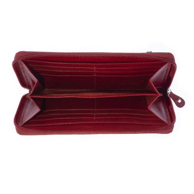 Kožená peněženka Moominmamma red 19x11