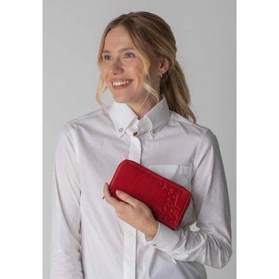 Kožená peněženka Moominmamma red 19x11