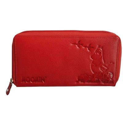 Kožená peněženka Moominmamma red 19x11