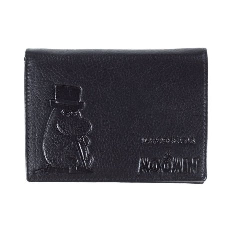 Kožená peněženka Moominpappa black 12x8,5