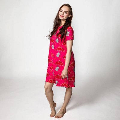 Dámská noční košile Little My Rose magenta L