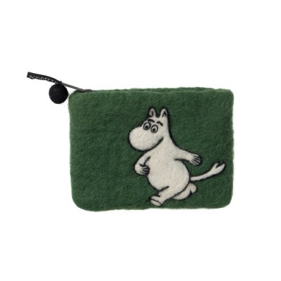Peněženka Moomin walking green 14x10