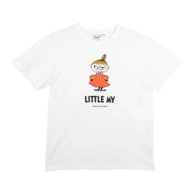 Bavlněné tričko Moomin Character Little My bílé
