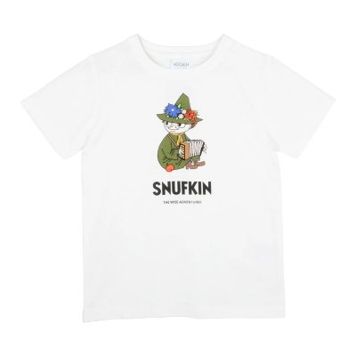 Bavlněné tričko Moomin Character Snufkin bílé