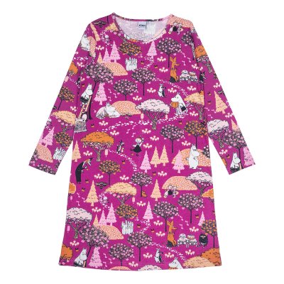 Dámská noční košile Moomin Harvesting raspberry