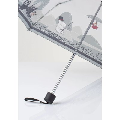 Skládací deštník Moomin Island grey 89cm -  GET INSPIRED