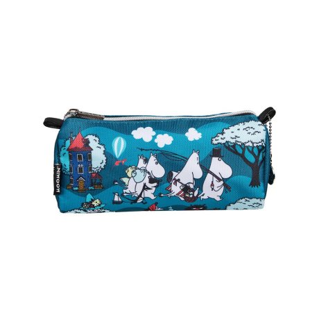Penál pouzdro Moomin Home Yard teal