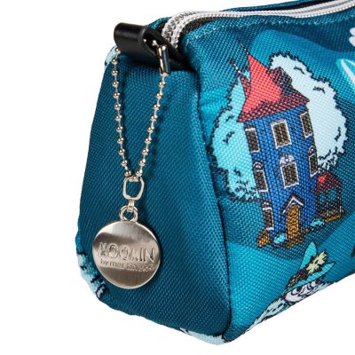 Penál pouzdro Moomin Home Yard teal