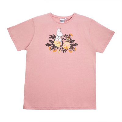 Bavlněné tričko Moomin Rose pink