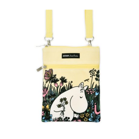 Taštička na krk Moomin 17 x 21 cm yellow