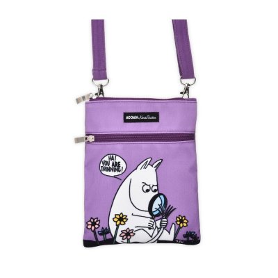 Taštička na krk Moomin 17 x 21 cm lilac