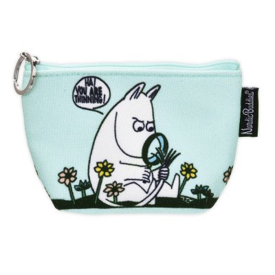 Peněženka na mince Moomin blue 9 x 8 cm