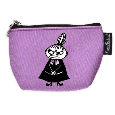 Peněženka na mince Little My lilac 9 x 8 cm