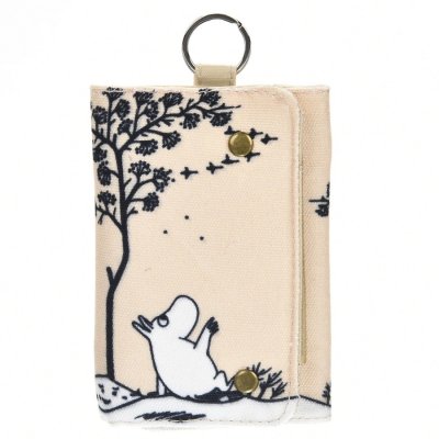 Peněženka Moomin Canvas beige 12 x 8 cm