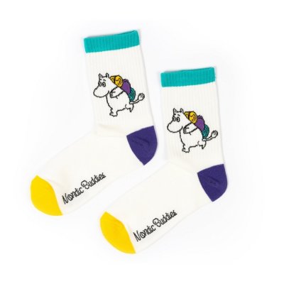Ponožky Retro Moomin Adventure 36-42 white bílé