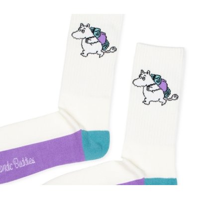 Ponožky Retro Moomin Adventure 40-45 white bílé