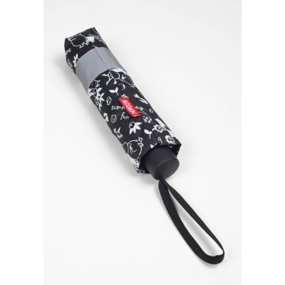 Skládací deštník Moomin Garden black 100cm