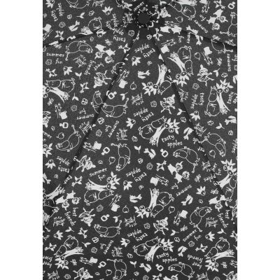 Skládací deštník Moomin Garden black 100cm