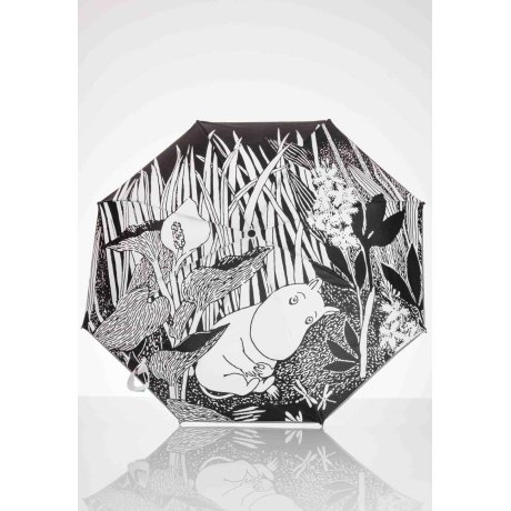 Skládací deštník Moomin Midsummer black 100cm