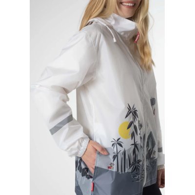 Pláštěnková bunda Island Grey šedá