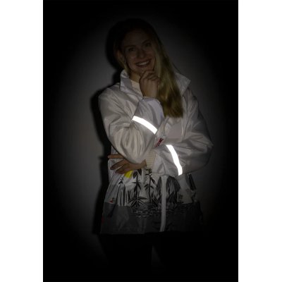 Pláštěnková bunda Island Grey šedá - GET INSPIRED