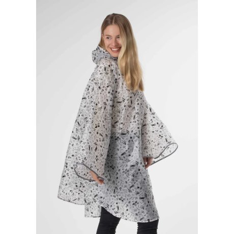 Pláštěnka Moomin Garden White bílá