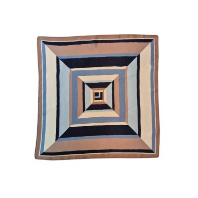 Hedvábný šátek La Agatha blue 53x53