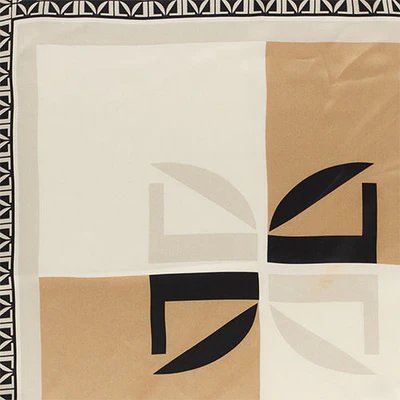 Hedvábný šátek La Adria beige 53x53