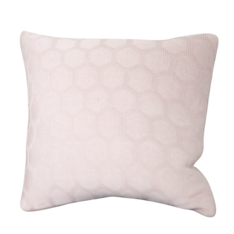 Knitted cushion Hedris pink