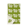 Bavlněná dětská deka chenille Sheep green